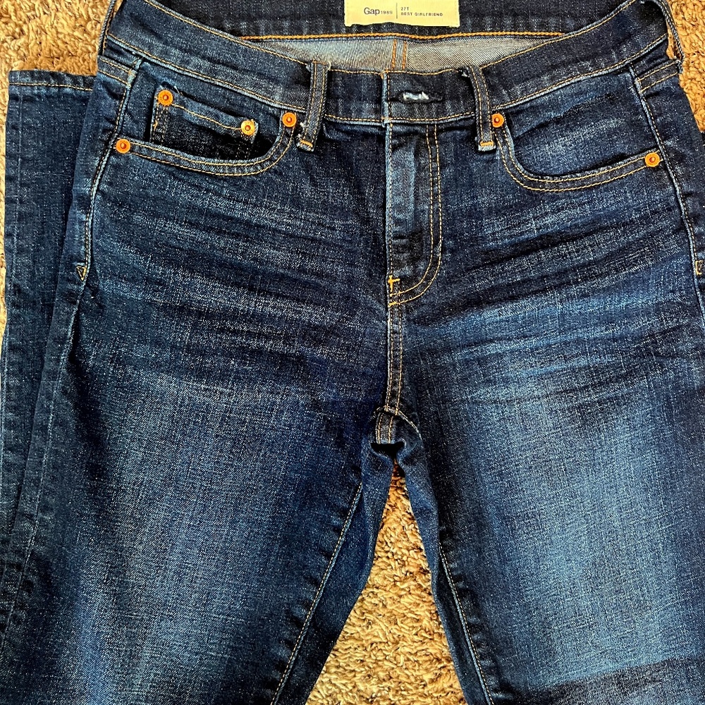 Gap 1969  Best Girlfriend Jeans ~ size 27T